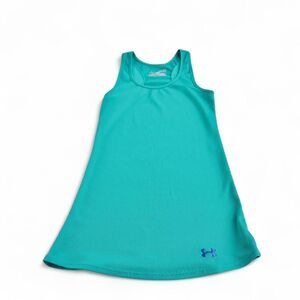 Under-Armour Women's Turquoise Tank Top size XS fitted